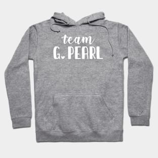 Team G. Pearl - white text Hoodie